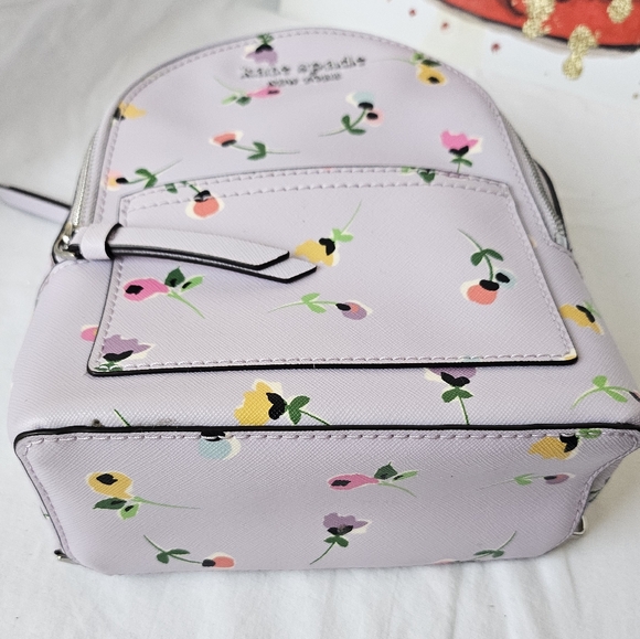 Kate Spade Lilac 3-way purse/backpack NWOT - Picture 8 of 16